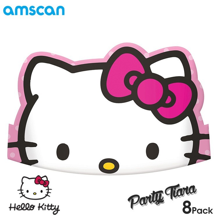 パーティハット サンリオ ハローキティ ティアラ 3歳から 8個セット 誕生日 装飾 帽子 ハット アムスキャン拍卖