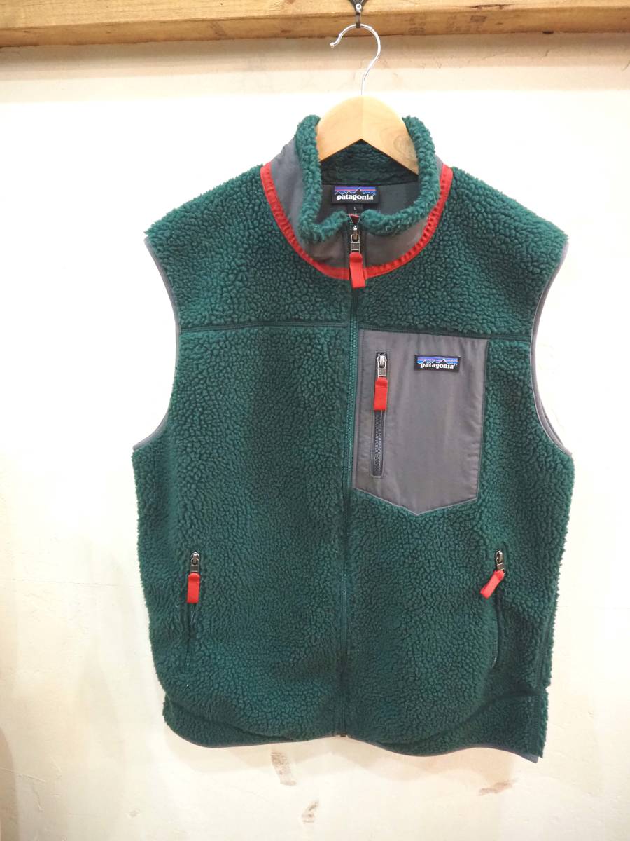 ◆patagonia パタゴニア レトロX ベスト グリーン(L)◆拍卖