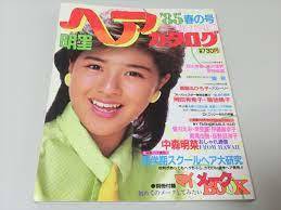 明星ヘアカタログ/1985年春の号/菊池桃子/中森明菜/岡田有希子/荻野目洋子ほか/昭和60年拍卖