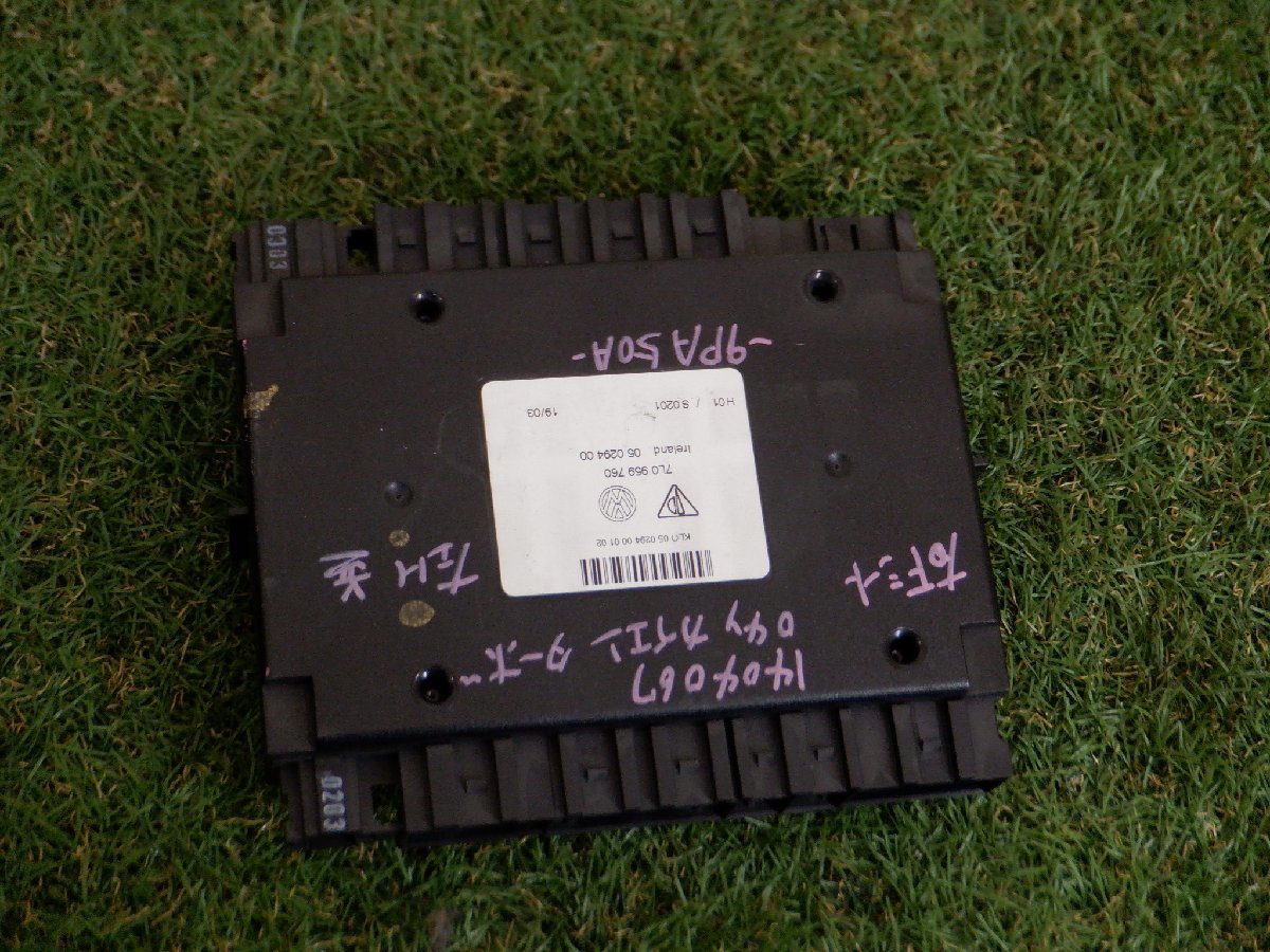 ポルシェ純正 GH-9PA50A カイエン ターボ 2004年 シート コントロール モジュール ユニット 7L0959760 m-23-2-408拍卖