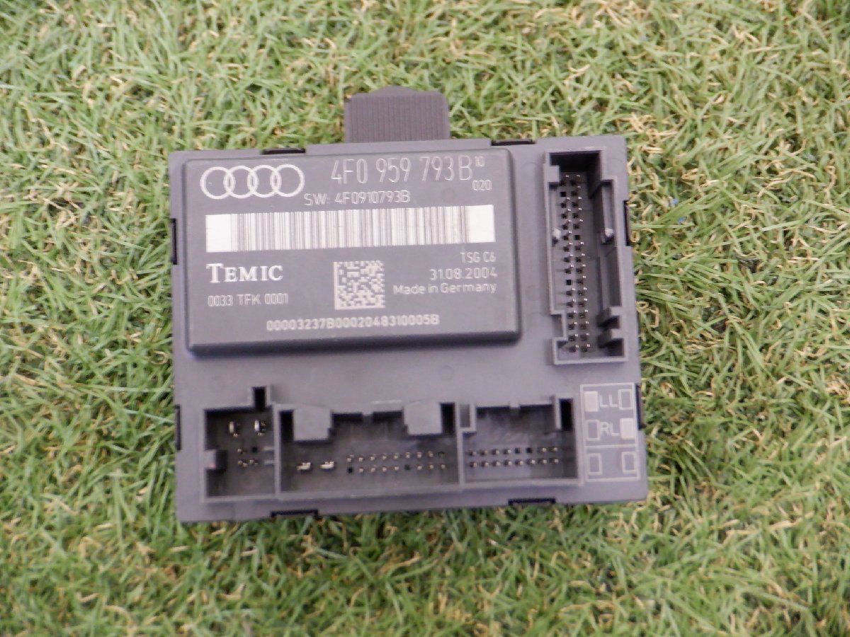 アウディ純正 GH-4FAUKS A6 セダン クワトロ 3.2 2005年 コントロール モジュール ユニット 4K0959793B m-23-2-467拍卖