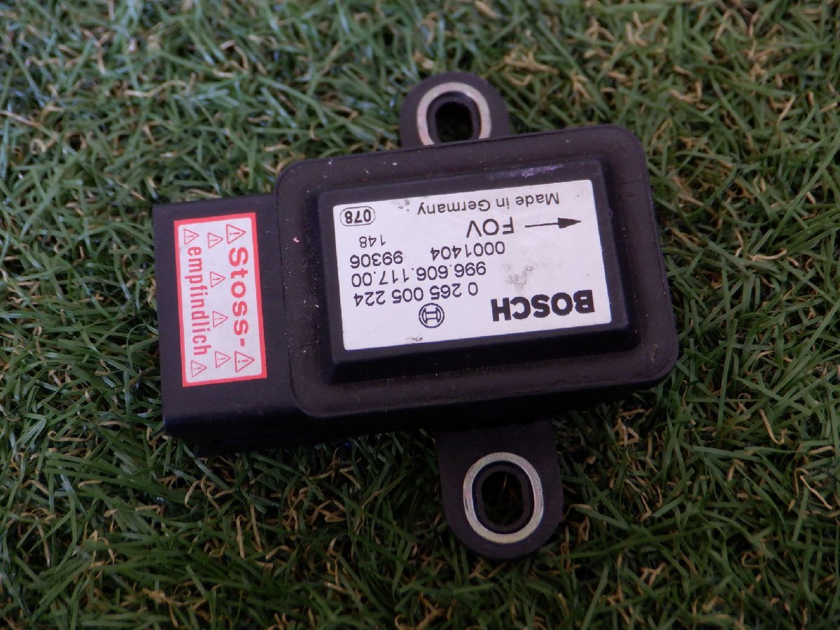 ポルシェ純正 GF-99666 911 996 カレラ 2006 ヨウレイト ヨウレート ヨーレイト ヨーレート センサー コントロール モジュール 0265005224拍卖