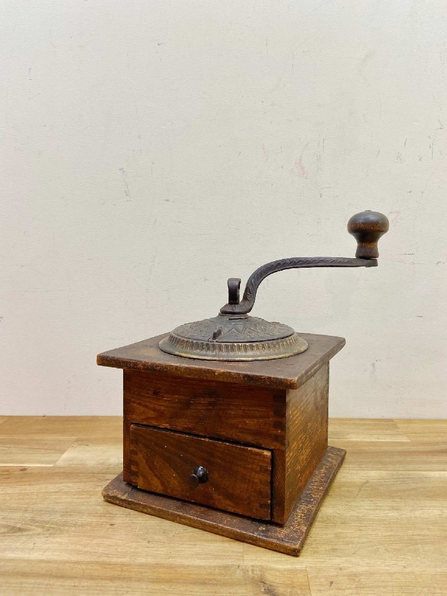 アメリカ ヴィンテージ コーヒーミル インテリア アウトドア 店舗什器 店舗備品 ディスプレイ カフェ USA キッチン雑貨 【7773-2】拍卖