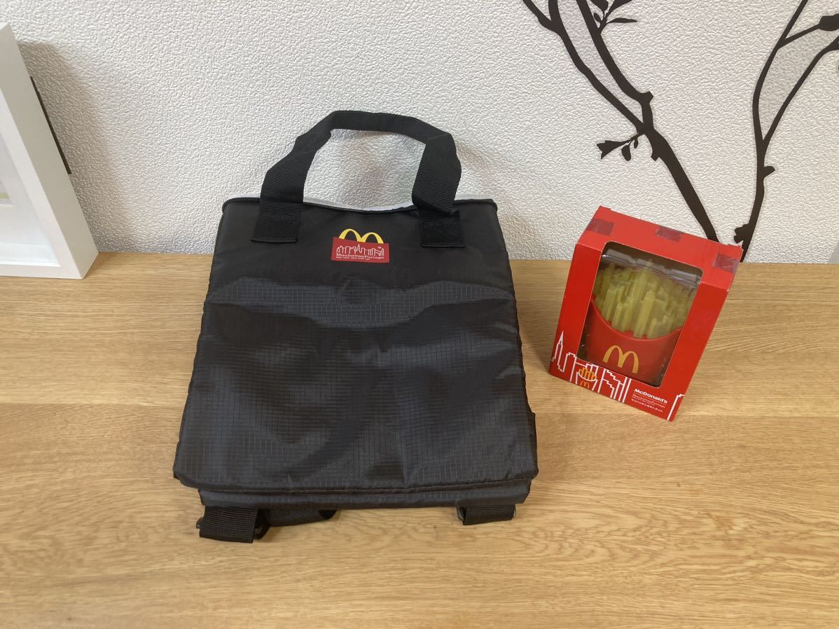 送料無料 マクドナルド マンハッタンポテトライト 未使用品 保冷バッグ 大きめ クーラーバッグ リュック型拍卖