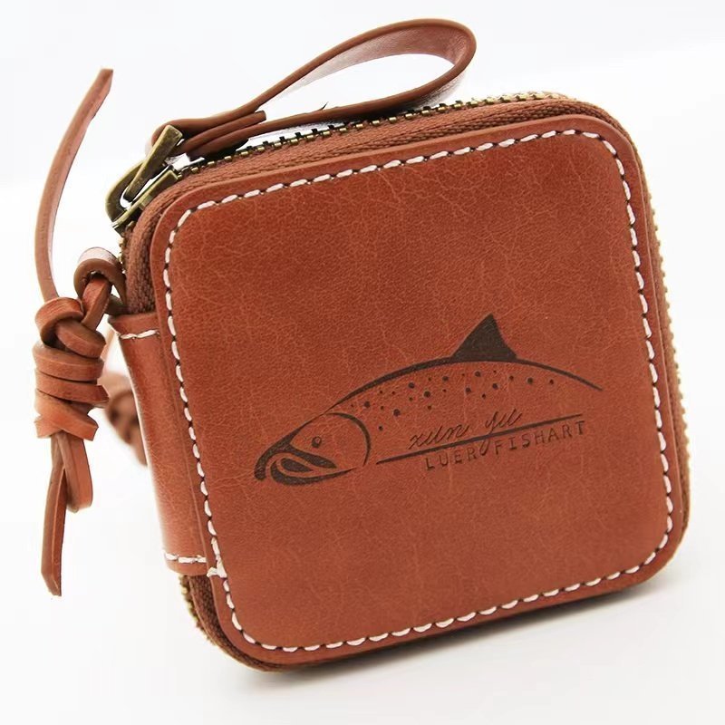 LHK2726★ワレットポーチ ルアーケース スプーンケース スプーンウォレット 渓流 菅釣り ルアーウォレット 釣り PUレザー 釣り具ケース 拍卖