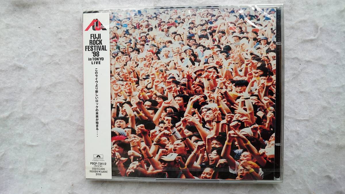 FUJI ROCK FESTIVAL '98 IN TOKYO LIVE 2枚組 98年発売拍卖