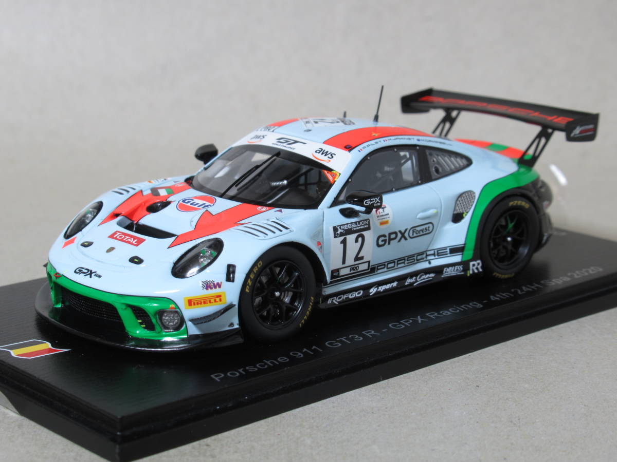 1/43 ポルシェ 911 GT3R GPXレーシング #12 スパ24時間 2020拍卖