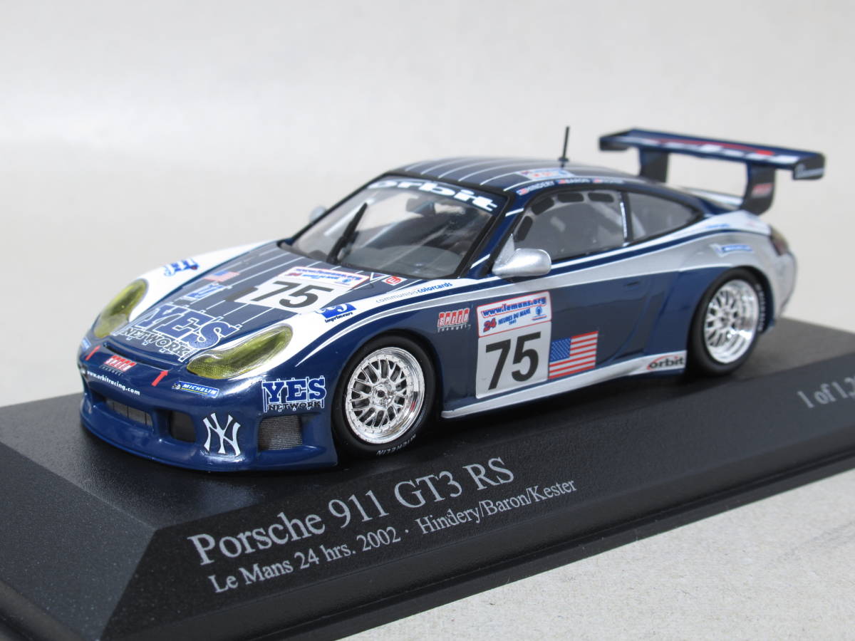 1/43 ポルシェ 911 GT3 RS #75 ルマン 2002拍卖