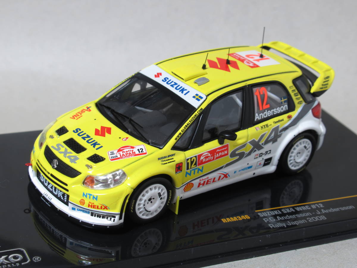 1/43 スズキ SX4 WRC #12 P.G.アンダーソン ラリージャパン 2008拍卖