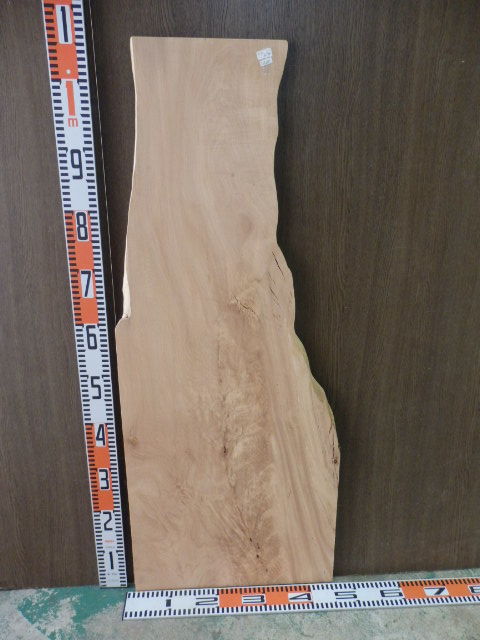 b3032257 橡●約1m6.3cm×43cm×1.3cm☆無垢板1枚板 木材 板 DIY 板材 天板 棚板 テーブル 看板 花台など種類豊富!拍卖