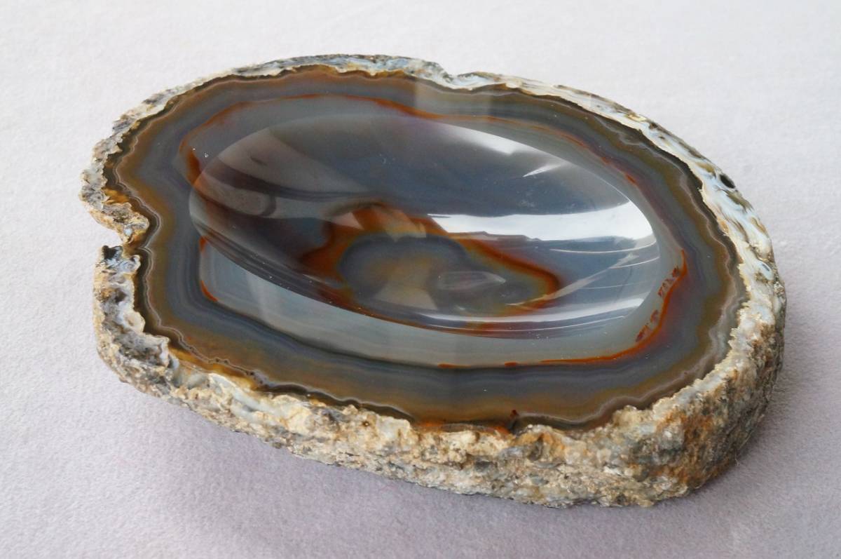 【早い者勝ち!即決価格!】瑪瑙カービング、彫刻ピクチャーメノウ(アゲート)「皿」 「小物入れ」山梨加工品664g拍卖