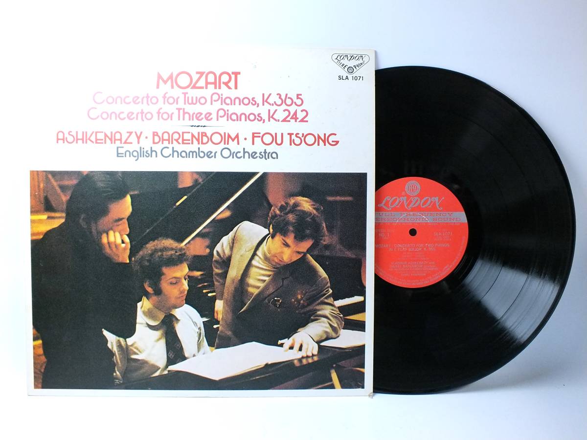 SLA-1071 【ピアノ】 ヴラディーミル・アシュケナージ ダニエル・バレンボイム モーツァルト 協奏曲 LP 【8商品以上同梱で送料無料】拍卖