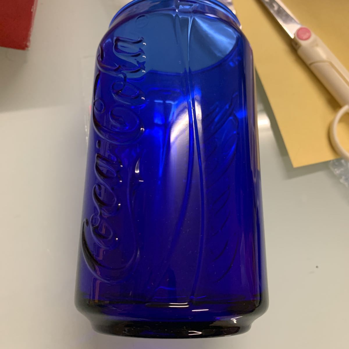 マクドナルド おまけ コカコーラグラス青拍卖