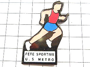 ピンバッジ・ランナー陸上競技◆フランス限定ピンズ◆レアなヴィンテージものピンバッチ拍卖