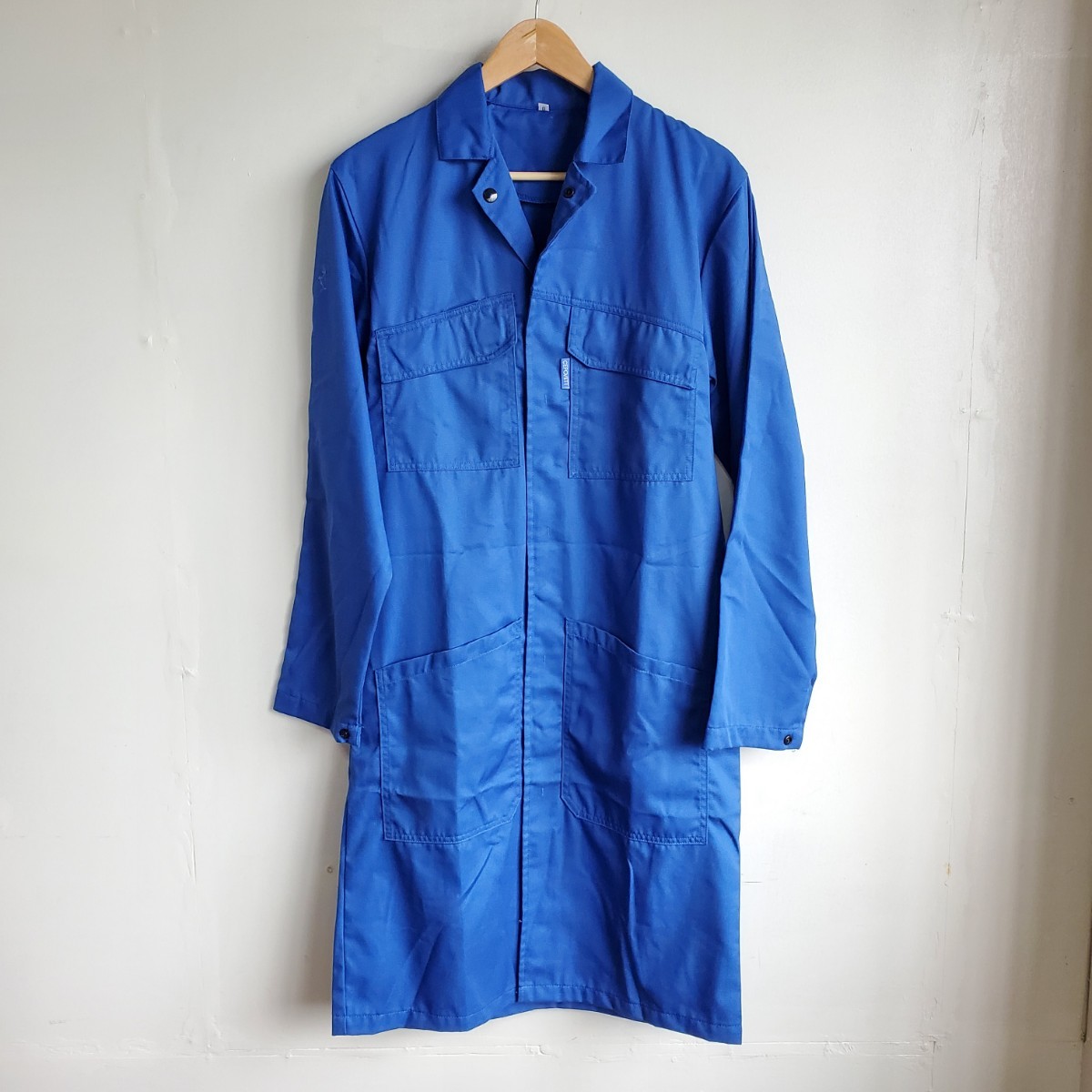 850◆CEPOVETT ユーロワーク ショップコート size0 S位 青 インディゴブルー デッドストック ワークウエア USED 中古拍卖