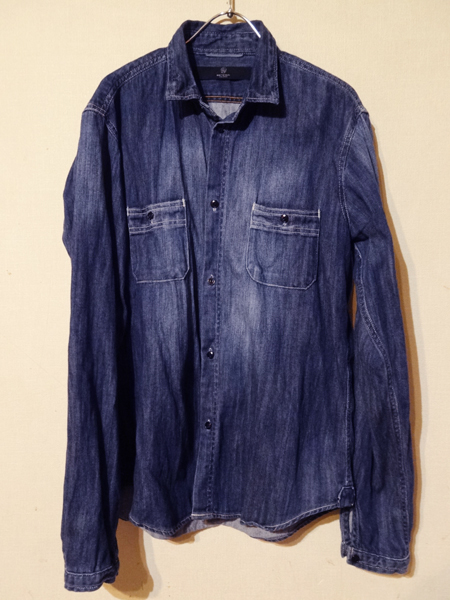 BEAUTY&YOUTH UNITED ARROWS ビューティー&ユース アローズ デニムシャツ 長袖 Lサイズ拍卖