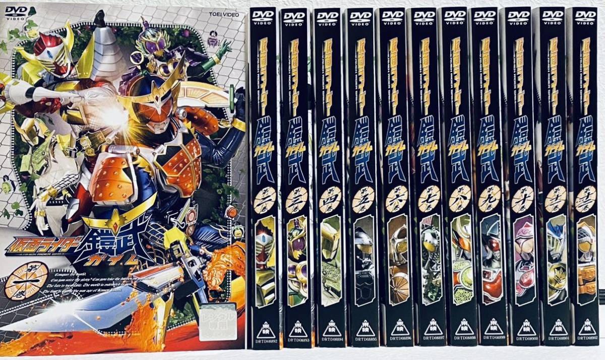 仮面ライダー鎧武 仮面ライダーガイム 【全12巻】 レンタル版DVD 全巻セット拍卖