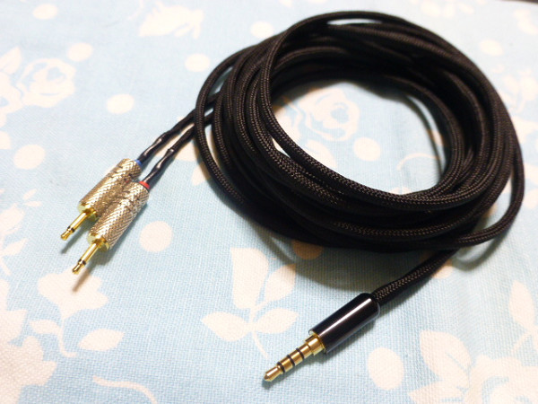 PM-3 T60RP HiFiMAN DEVA 用ケーブル MOGAMI 2944 RATOC 2.5mmモノラル×2 300cm かなり長め PHONON SMB-01L拍卖