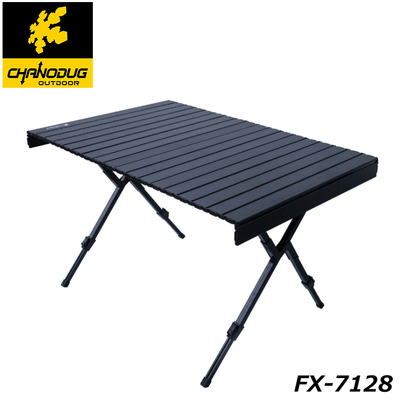 CHANODUG OUTDOOR★フォールディング MIDDLE&LOW 2WAYアルミロールテーブル★ブラックギア★Mサイズ★アウトドアテーブル★1拍卖