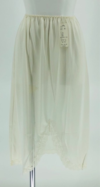 ★ペチコート★M-70★オフホワイト★日本製★pclb322拍卖