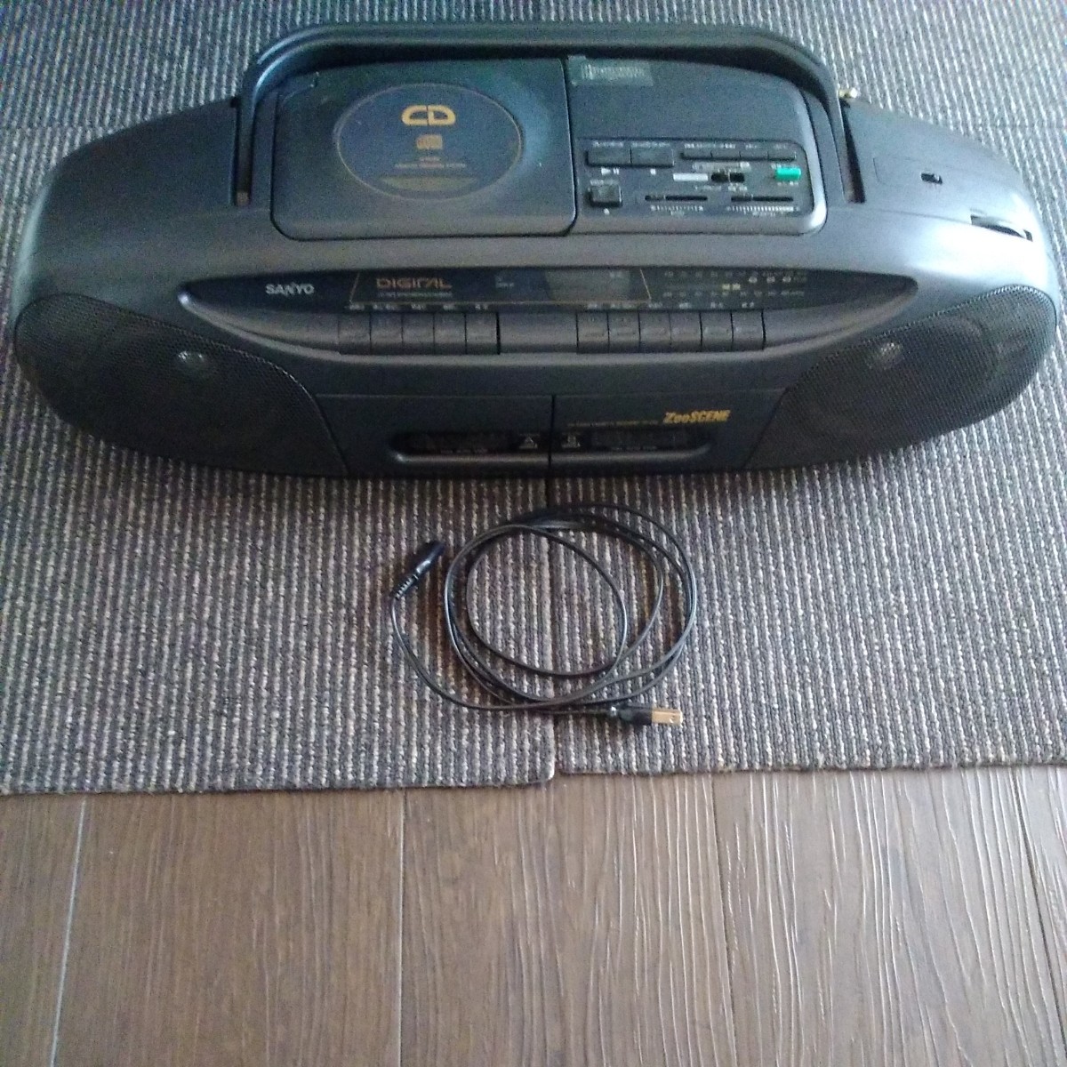 SANYO サンヨー CDラジカセ 昭和 当時物 レトロ 動作未確認 PH-Z40拍卖
