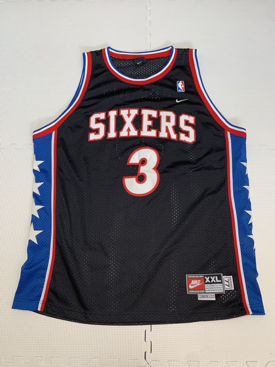 ★NIKE ナイキ 76ers SIXERS IVERSON アイバーソン ユニフォーム拍卖