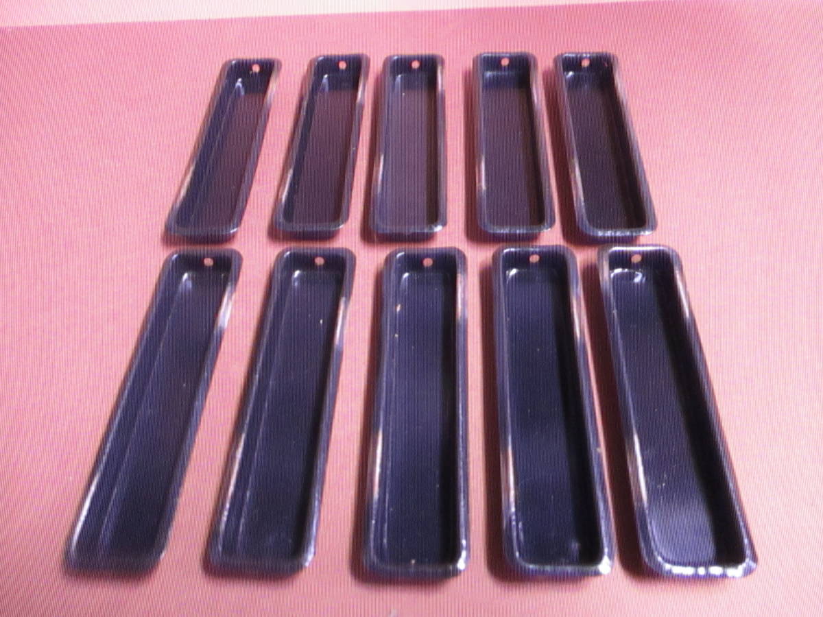 〇引手 レトロ真鍮角丸引手 72ミリ 新品 10ケで¥700から 送料¥185拍卖