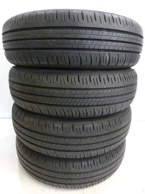 165/65R14 79S (4本)【 送料無料 】N-2358 中古タイヤ ダンロップ ENASAVE EC300+ 拍卖