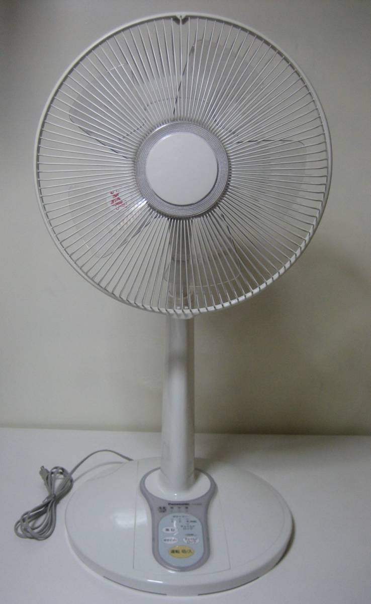 中古品 美品 パナソニック Panasonic 扇風機 30センチ リビング扇 F-CJ322-H(グレー) ☆安心の元箱に梱包させて頂きます。拍卖