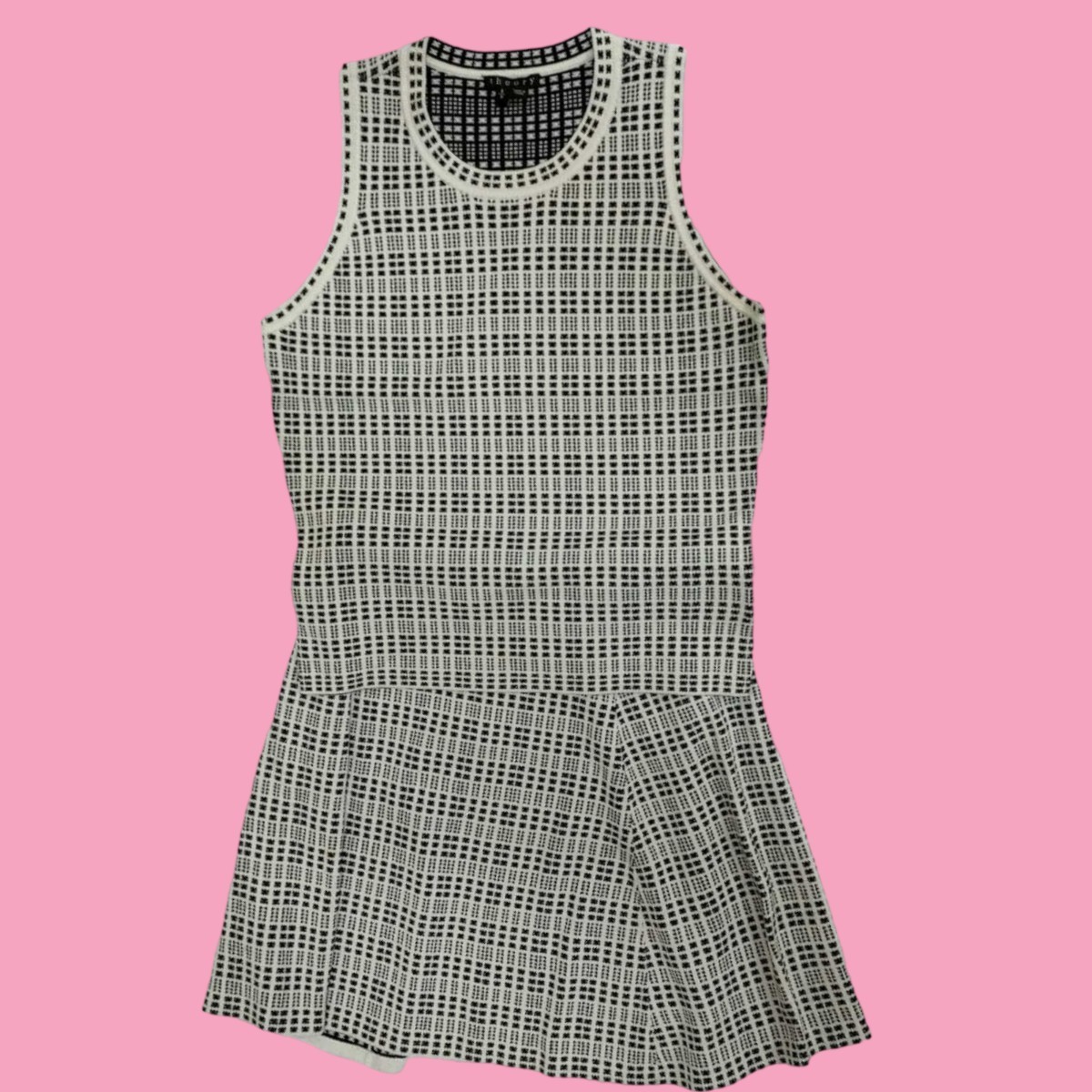theory/セオリー レディース 上下 セットアップ タンクトップ スカート モノトーン Sサイズ 春服 夏服 I-1148拍卖