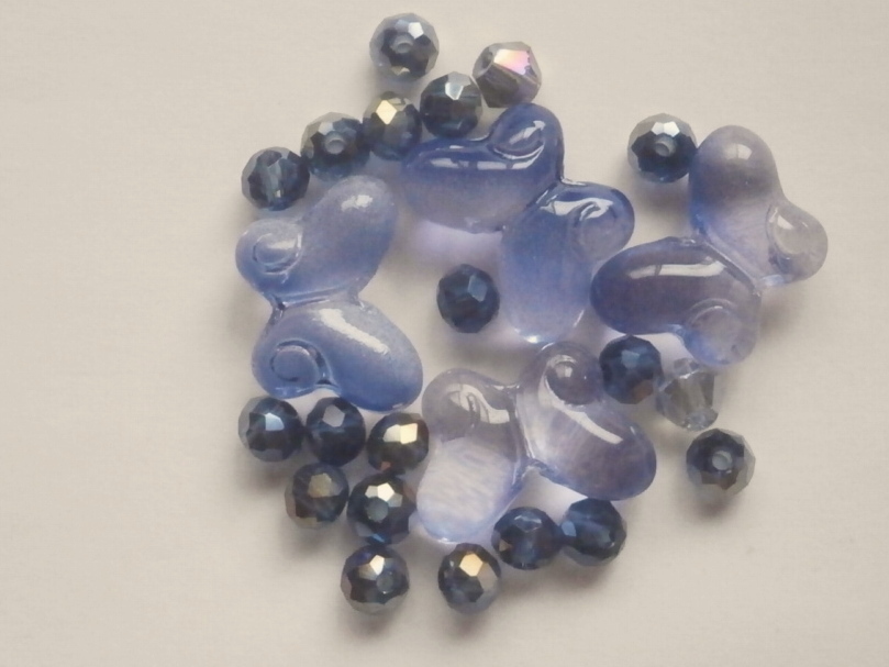 ガラスビーズ★蝶々★タイプ E★モンタナ系★②拍卖