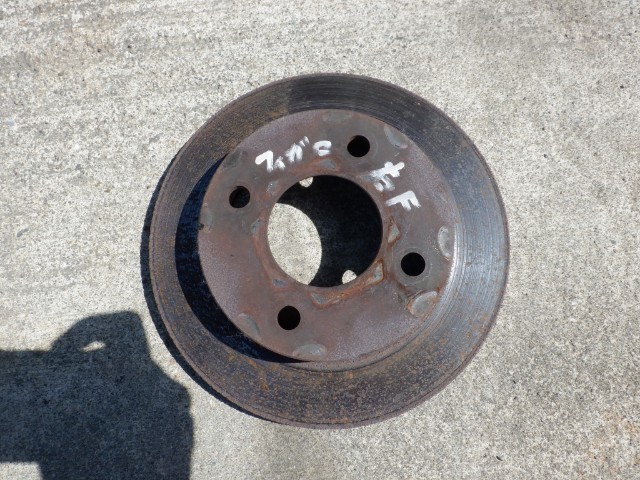 フィガロ FK10 純正 右 フロント ブレーキ ディスク ローター 41665/A1拍卖