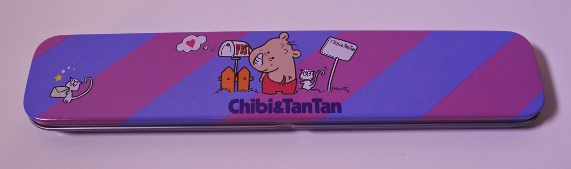 1円から売り切りスタート・・希少 マニア必見 懐かしい Chibi&TanTan MADE IN JAPAN ペンケース オブジェ 置物 20230316 otkry m 0311拍卖