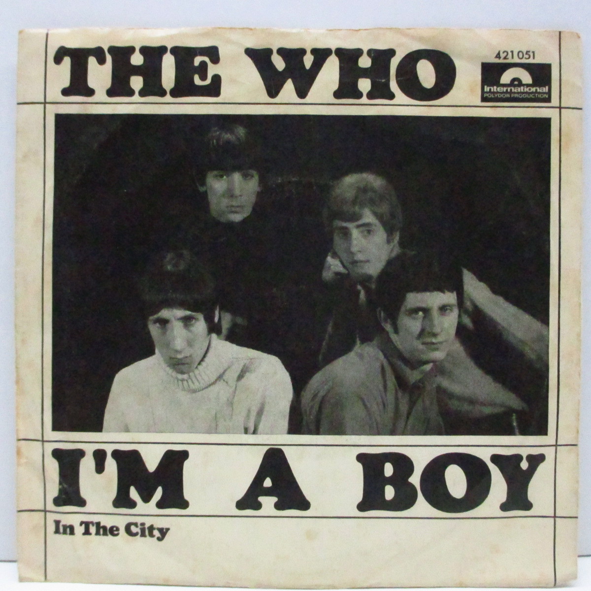 WHO-I'm A Boy / In The City (German オリジナル Mono 7+PS)拍卖
