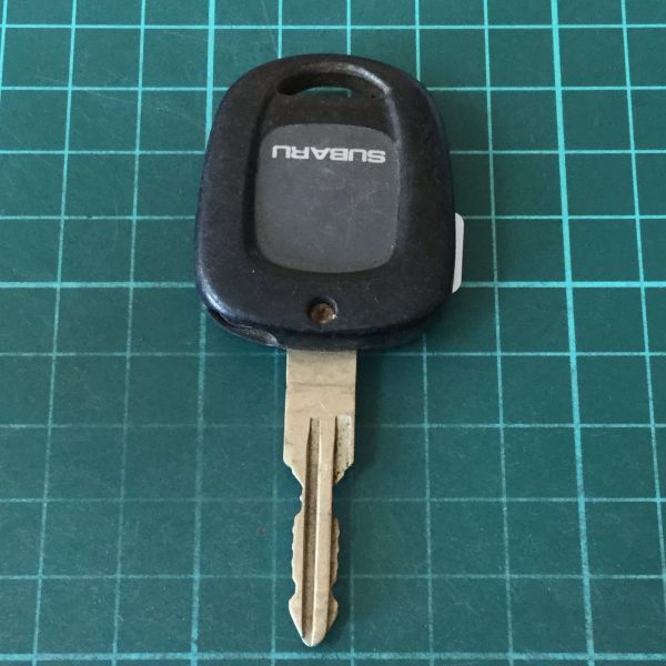 SB3294送185円 希少 スバル 純正 キーレス リモコン プレオ サンバー ヴィヴィオ RA1 RV1 TW1 KK3等 1B 1ボタン拍卖