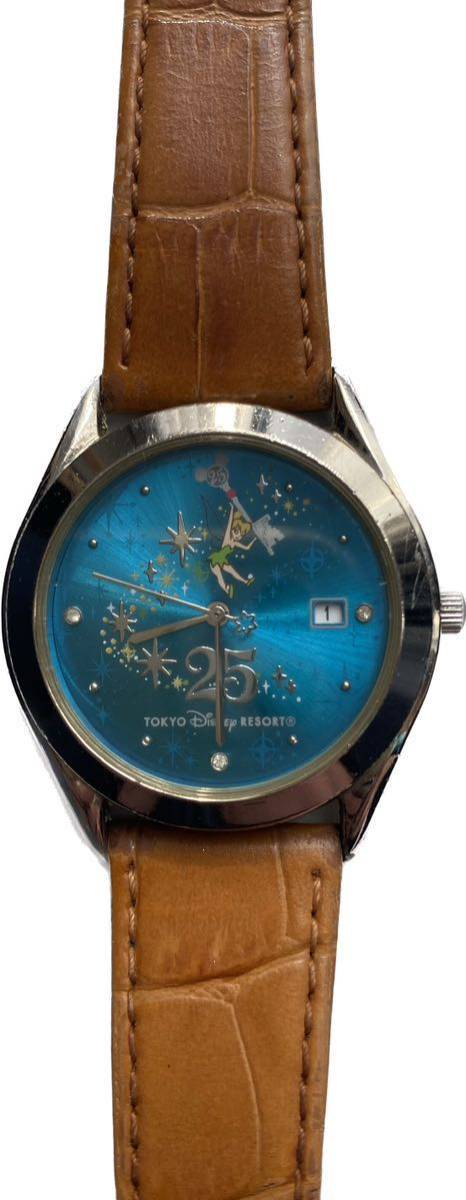 【非売品】ディズニー25周年記念 ティンカーベル腕時計拍卖