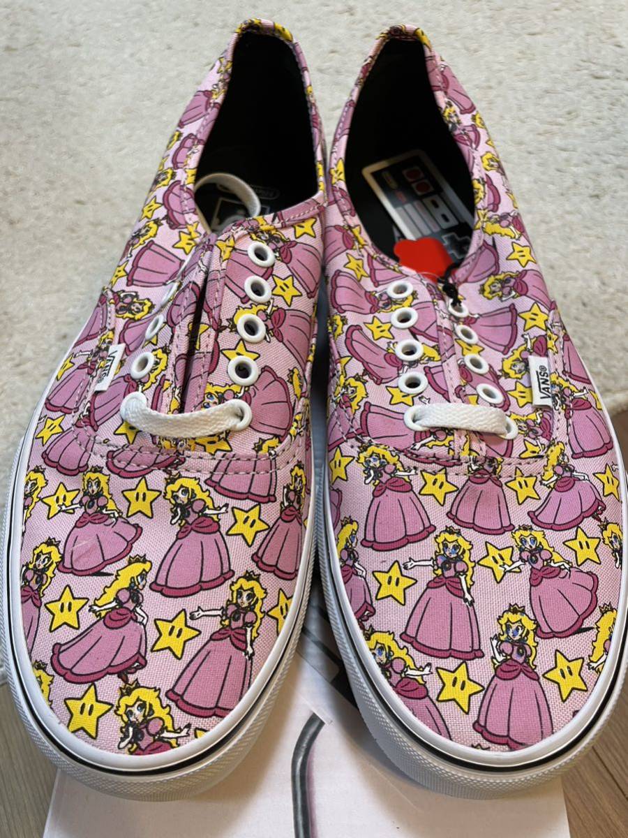 VANS AUTHENTIC Nintendo Super Mario Princess Peach 新品未使用 バンズ オーセンティック ニンテンドー 任天堂 スーパーマリオ 123456789拍卖