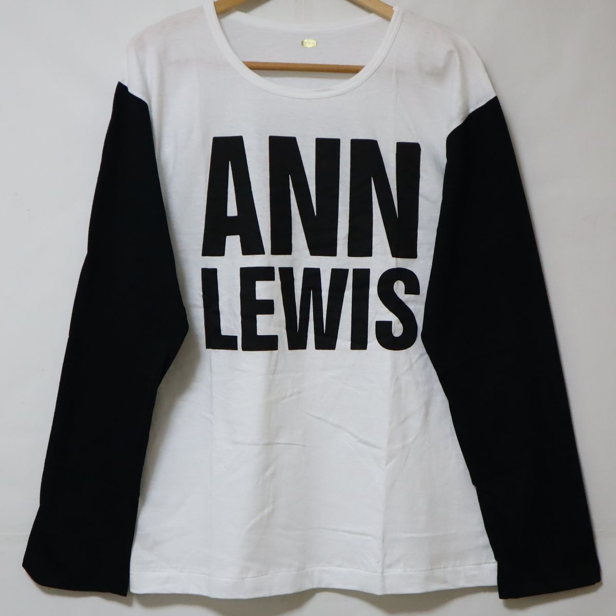 当時物 デッドストック 80s ANN LEWIS アン・ルイス コンサート ライブ ツアー グッズ 長袖 Tシャツ(検索 A・A・OH!廃版 ビンテージ バンド拍卖