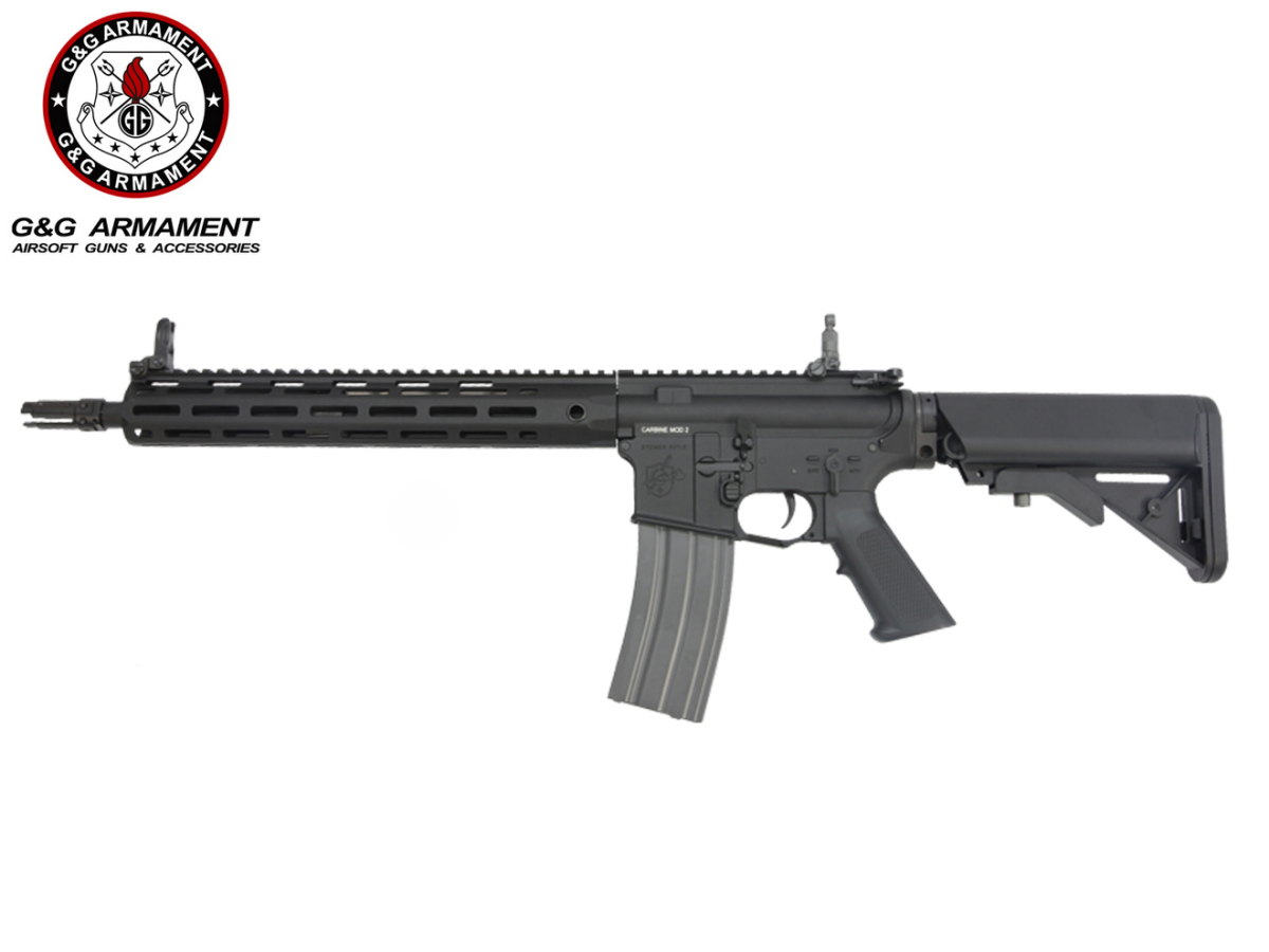 GG-SR15-001 G&G 電動ガン SR-15 MOD2 CARBINE M-LOK拍卖
