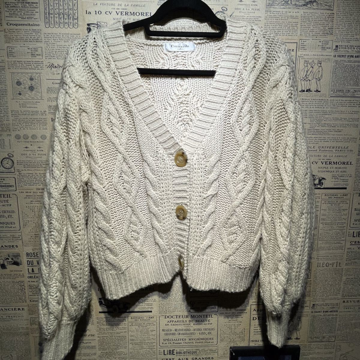 emsexcite エムズエキサイト ニットカーディガン size M拍卖