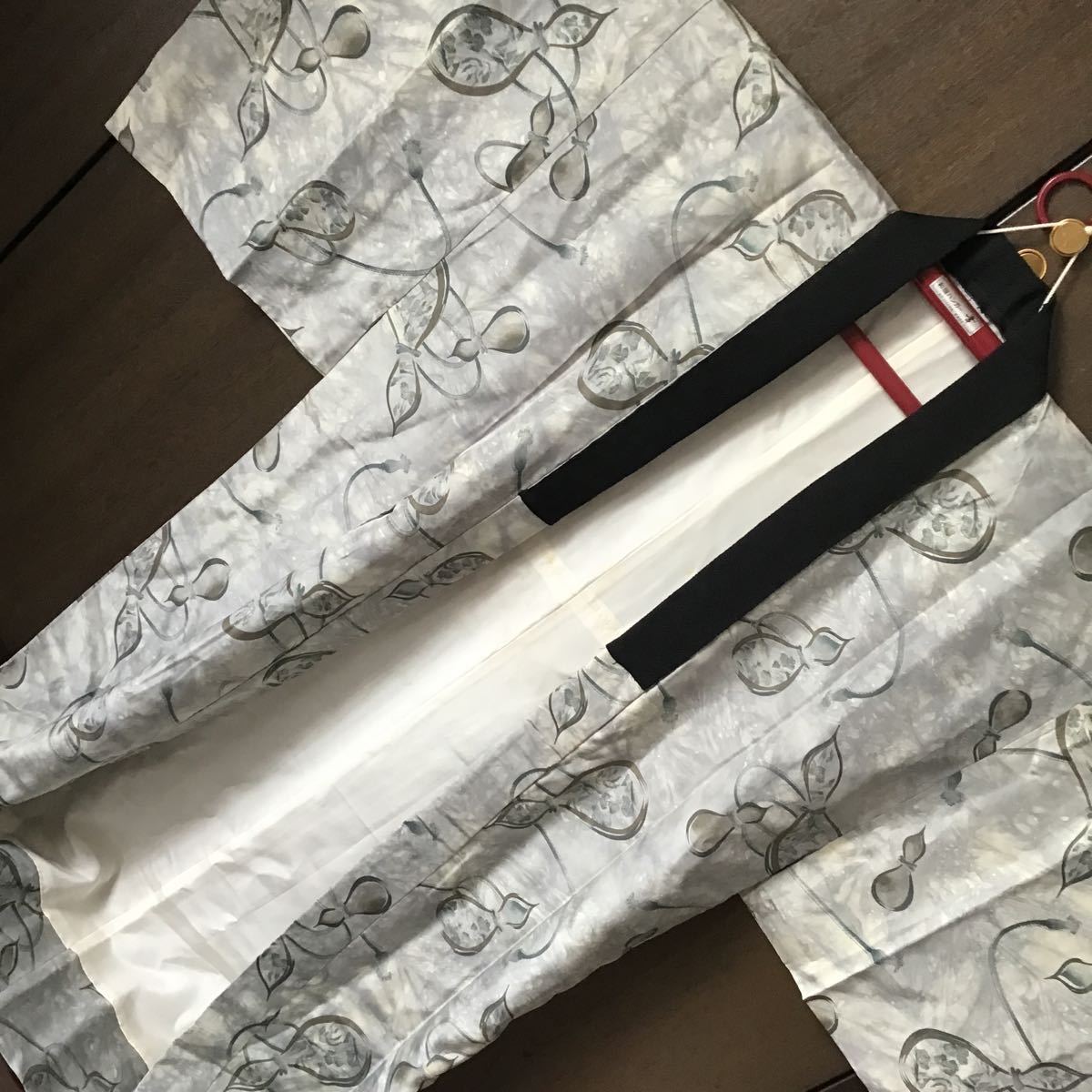 正絹♪高級感あふれる長襦袢♪裄63♪誂え品♪高級品♪紳士拍卖