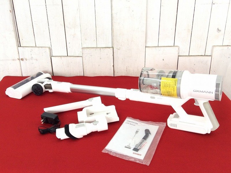 【OXMANN/サイクロン方式コードレス掃除機/充電式コードレスクリーナー/スティック型/LEDタッチスクリーン式/低騒音/モデルC9/マニュアル】拍卖