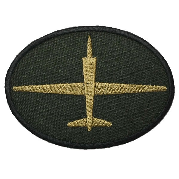 アイロンワッペン・パッチ 飛行部隊 ダークグリーン zq拍卖