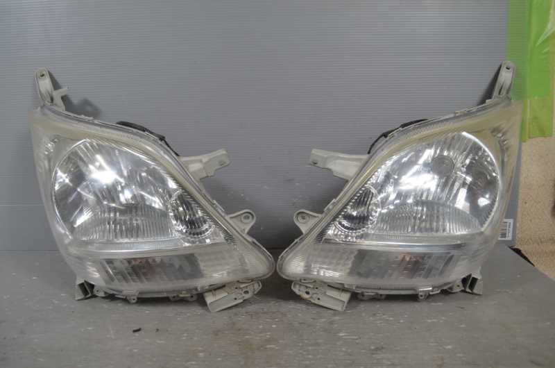 ムーヴ X 前期(L175S L185S) 純正 スタンレー 動作保証 ヘッドライト ハロゲン レベ付 左右 セット 右 左 P6703 / 81110-B2370 k069475拍卖