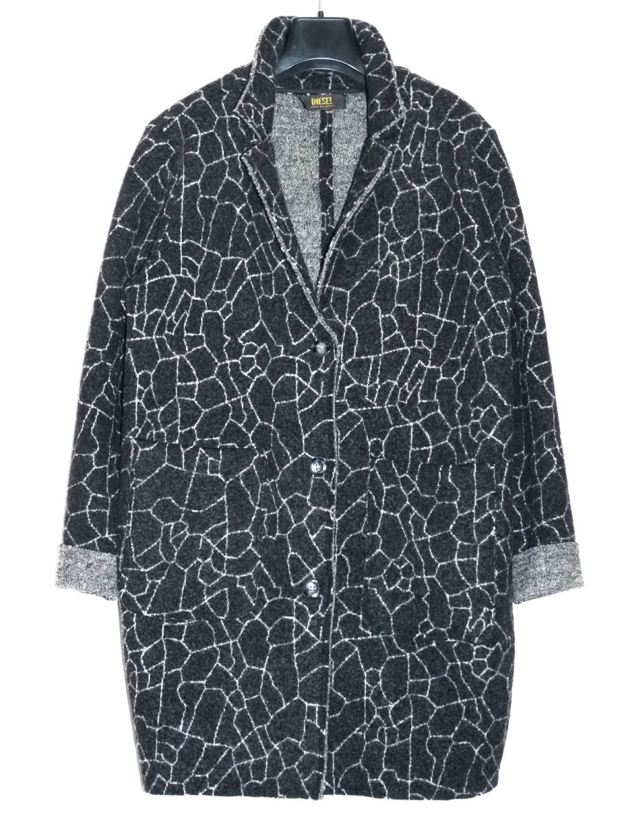 ディーゼル DIESEL オーバーサイズ ウール コート S 拍卖
