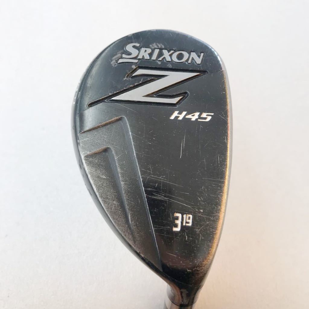 【即決価格】【UT】ダンロップ/スリクソンZ H 45/19度U3/RX−45/FLEX SR/カバー無し/ヘッド全体に傷、塗装欠け有り拍卖