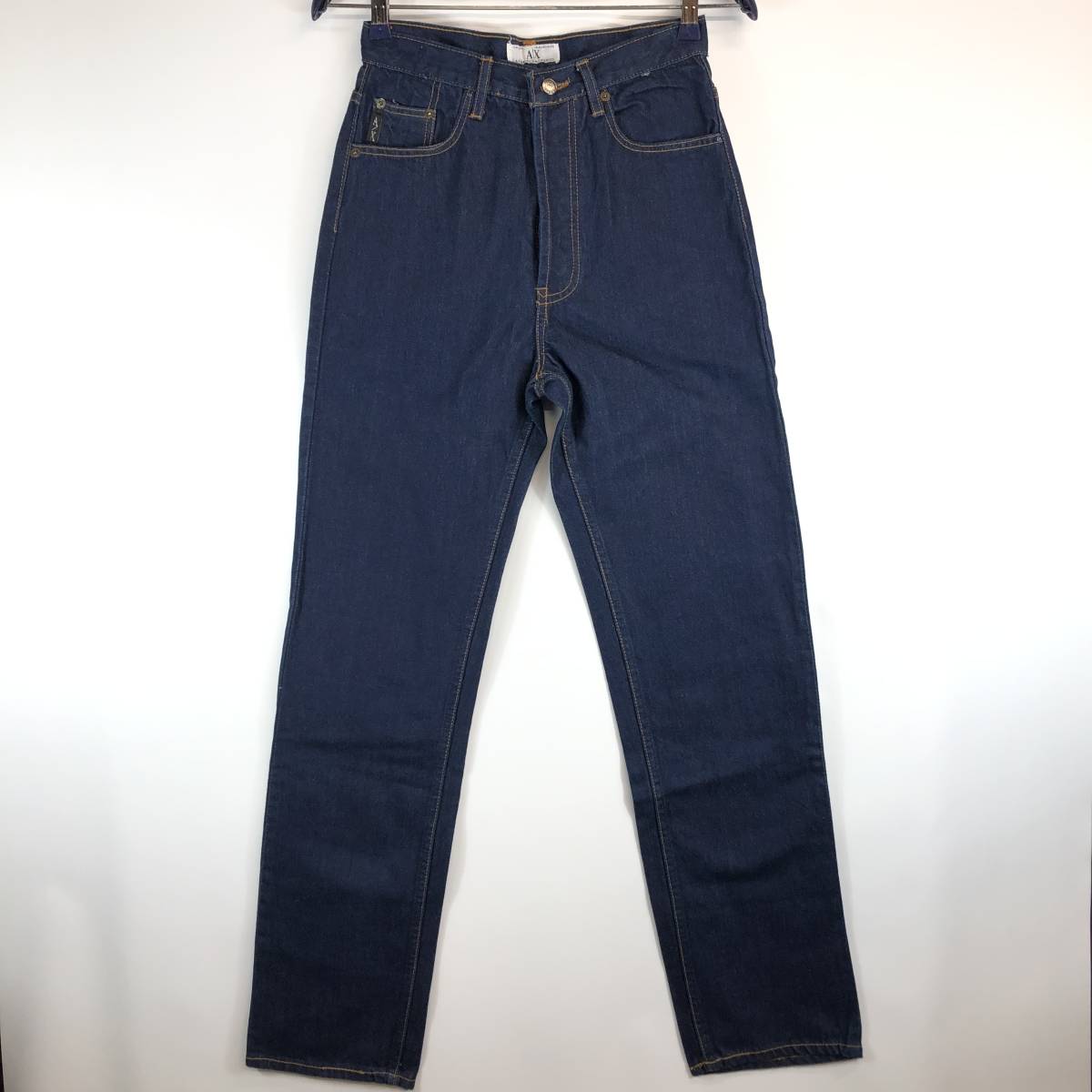 ほぼ未使用 90s イタリア製 AX ARMANI EXCHANGE アルマーニエクスチェンジ デニムパンツ Ittierre S.P.A.製造 W30拍卖