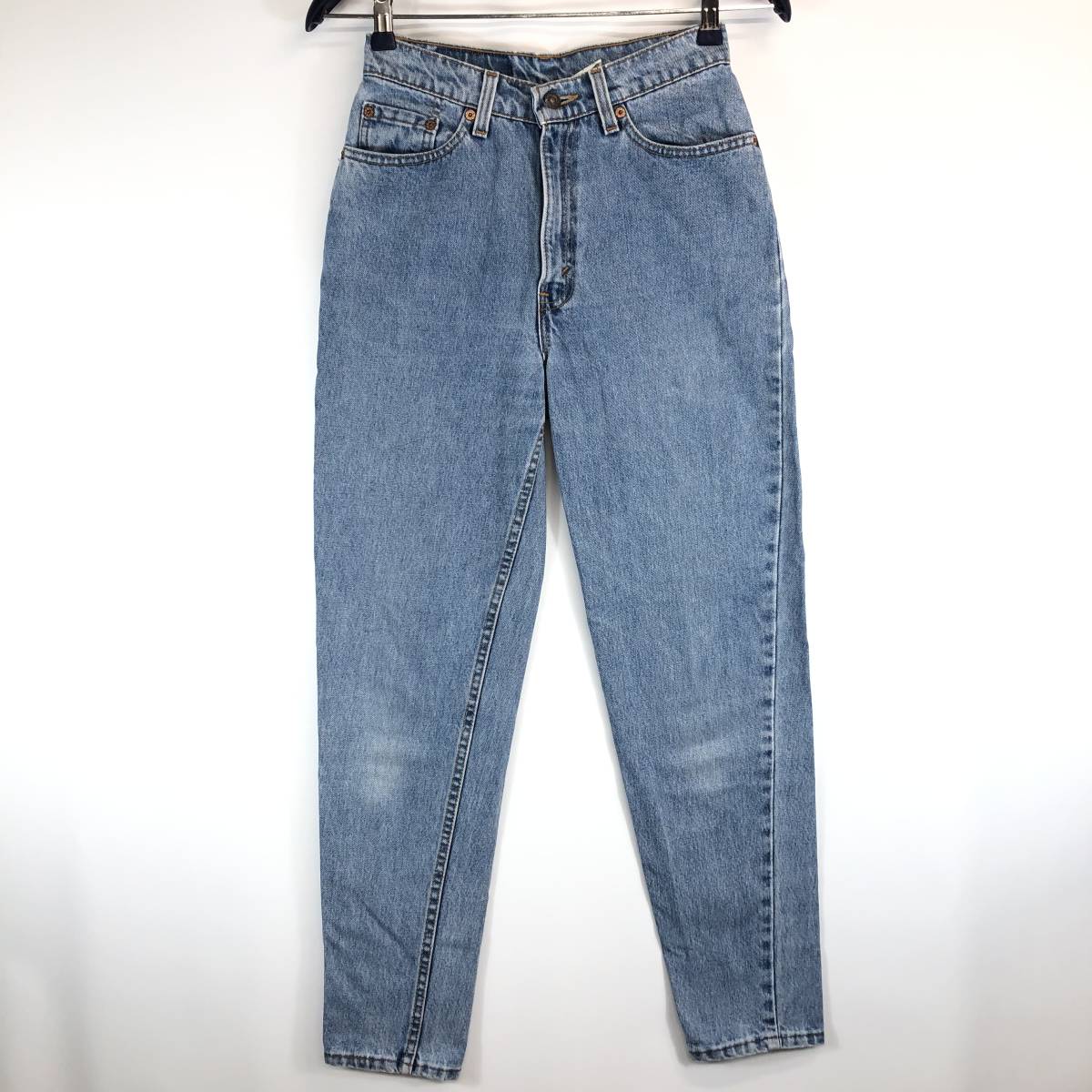 90s USA製 リーバイス 512 デニムパンツ ボタン裏532 テーパード レディース9サイズ拍卖