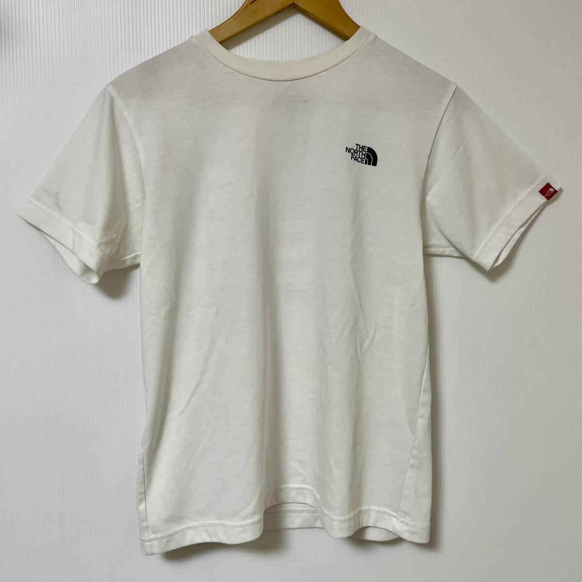 ノースフェイス The North Face 半袖Tシャツ ホワイト 星条旗 Sサイズ NT32053拍卖