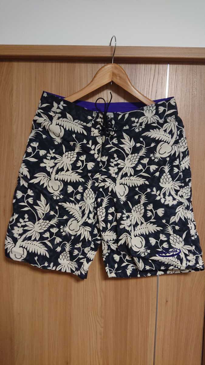 ★99年製★★patagonia★パタゴニア★ボードショーツ★ショートパンツ★スイムショーツ★ボタニカル柄★オールド★希少★32 ビンテージ拍卖